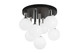 Matteo Lighting - X75307BKOP - Seven Light Flush Mount - Stellar - Black