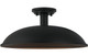 Matteo Lighting - X81911MB - One Light Ceiling Mount - FARMLEY - Matte Black