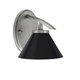 Toltec Lighting - 3720-GP-421-MB - One Light Wall Sconce - Kurve - Graphite
