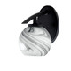 Toltec Lighting - 3720-MB-4109 - One Light Wall Sconce - Kurve - Matte Black