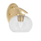 Toltec Lighting - 3720-NAB-202 - One Light Wall Sconce - Kurve - New Age Brass