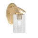 Toltec Lighting - 3720-NAB-3002 - One Light Wall Sconce - Kurve - New Age Brass