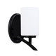 Toltec Lighting - 3721-MB-310 - One Light Wall Sconce - Kurve - Matte Black
