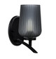 Toltec Lighting - 3721-MB-4252 - One Light Wall Sconce - Kurve - Matte Black