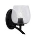Toltec Lighting - 3721-MB-4812 - One Light Wall Sconce - Kurve - Matte Black