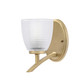 Toltec Lighting - 3721-NAB-500 - One Light Wall Sconce - Kurve - New Age Brass