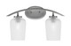 Toltec Lighting - 3722-GP-4250 - Two Light Bath Bar - Kurve - Graphite