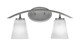 Toltec Lighting - 3722-GP-460 - Two Light Bath Bar - Kurve - Graphite
