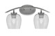 Toltec Lighting - 3722-GP-4812 - Two Light Bath Bar - Kurve - Graphite
