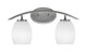 Toltec Lighting - 3722-GP-615 - Two Light Bath Bar - Kurve - Graphite