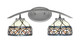 Toltec Lighting - 3722-GP-9485 - Two Light Bath Bar - Kurve - Graphite