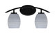 Toltec Lighting - 3722-MB-4022 - Two Light Bath Bar - Kurve - Matte Black