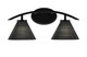 Toltec Lighting - 3722-MB-4059 - Two Light Bath Bar - Kurve - Matte Black