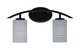 Toltec Lighting - 3722-MB-4062 - Two Light Bath Bar - Kurve - Matte Black