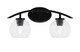Toltec Lighting - 3722-MB-4100 - Two Light Bath Bar - Kurve - Matte Black