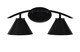 Toltec Lighting - 3722-MB-421-MB - Two Light Bath Bar - Kurve - Matte Black