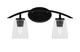 Toltec Lighting - 3722-MB-461 - Two Light Bath Bar - Kurve - Matte Black
