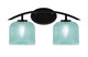 Toltec Lighting - 3722-MB-4615 - Two Light Bath Bar - Kurve - Matte Black