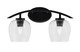 Toltec Lighting - 3722-MB-4810 - Two Light Bath Bar - Kurve - Matte Black