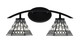 Toltec Lighting - 3722-MB-9105 - Two Light Bath Bar - Kurve - Matte Black