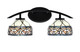 Toltec Lighting - 3722-MB-9485 - Two Light Bath Bar - Kurve - Matte Black