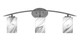 Toltec Lighting - 3723-GP-3009 - Three Light Bath Bar - Kurve - Graphite