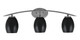 Toltec Lighting - 3723-GP-426-MB - Three Light Bath Bar - Kurve - Graphite