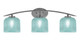 Toltec Lighting - 3723-GP-4615 - Three Light Bath Bar - Kurve - Graphite