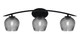 Toltec Lighting - 3723-MB-4602 - Three Light Bath Bar - Kurve - Matte Black