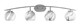 Toltec Lighting - 3724-GP-4109 - Four Light Bath Bar - Kurve - Graphite