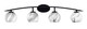 Toltec Lighting - 3724-MB-4109 - Four Light Bath Bar - Kurve - Matte Black