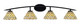 Toltec Lighting - 3724-MB-9415 - Four Light Bath Bar - Kurve - Matte Black