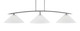 Toltec Lighting - 3733-GP-2161 - Three Light Bar - Kurve - Graphite