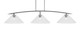 Toltec Lighting - 3733-GP-308 - Three Light Bar - Kurve - Graphite