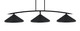 Toltec Lighting - 3733-MB-424-MB - Three Light Bar - Kurve - Matte Black