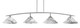 Toltec Lighting - 3734-GP-2169 - Four Light Bar - Kurve - Graphite