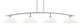 Toltec Lighting - 3734-GP-318 - Four Light Bar - Kurve - Graphite
