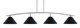 Toltec Lighting - 3734-GP-420-MB - Four Light Bar - Kurve - Graphite