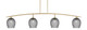 Toltec Lighting - 3734-NAB-4902 - Four Light Bar - Kurve - New Age Brass