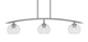 Toltec Lighting - 3736-GP-202 - Three Light Island Pendant - Kurve - Graphite
