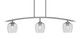 Toltec Lighting - 3736-GP-4812 - Three Light Island Pendant - Kurve - Graphite