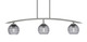 Toltec Lighting - 3736-GP-5112 - Three Light Billiard/Island - Kurve - Graphite