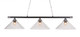 Toltec Lighting - 373-CHMB-2162 - Three Light Bar - Oxford - Chrome & Matte Black