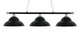 Toltec Lighting - 373-CHMB-429-MB - Three Light Bar - Oxford - Chrome & Matte Black