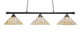 Toltec Lighting - 373-DG-911 - Three Light Billiard/Island - Oxford - Dark Granite