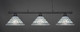 Toltec Lighting - 373-MB-910 - Three Light Bar - Oxford - Matte Black