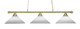Toltec Lighting - 373-NAB-318 - Three Light Bar - Oxford - New Age Brass