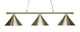 Toltec Lighting - 373-NAB-420 - Three Light Bar - Oxford - New Age Brass