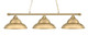 Toltec Lighting - 373-NAB-429 - Three Light Bar - Oxford - New Age Brass