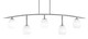 Toltec Lighting - 3745-GP-615 - Five Light Bar - Kurve - Graphite